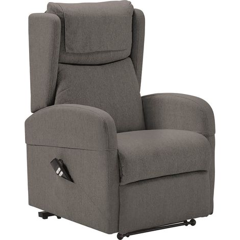 SEVILLE - Fauteuil Relax Releveur Electrique Gris avec Roulettes (1/5)