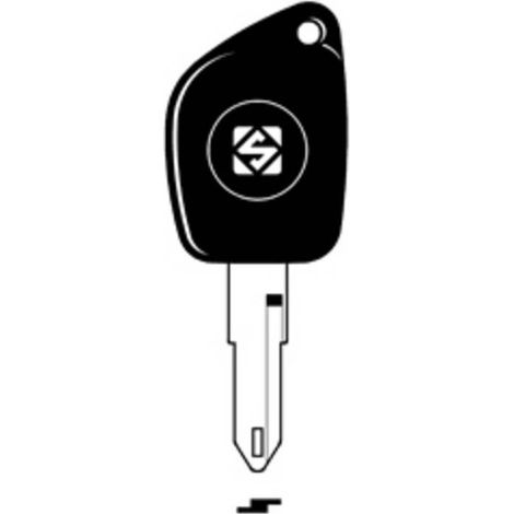 2 x SILCA NE72ATE CHIAVE TRANSPONDER VUOTA OTTONE
