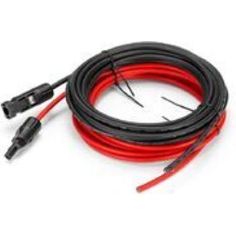 5 Meter 12 AWG Solarpanel-Verlängerungskabel mit MC4-Buchsen- und -Steckeradapter-Set (5 m rot + 5 m schwarz) (1/5)