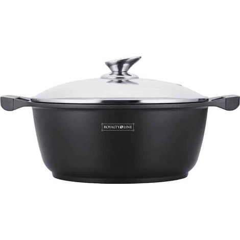 Royalty Line RL-BS26M Cazo de Aluminio Negro 26 cm (1/4)