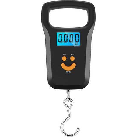 Balance numérique pour valise, bagage (capacité de 50 kg) - Pèse-bagages portable avec poignée extra large, conversion de 4 unités (1/4)