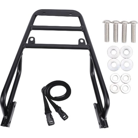 Robuster Gepäckträger aus Eisen für Motorräder mit 2 elastischen Gurten, kompatibel mit Husqvarna 125 250 401 2024-2025 (1/5)