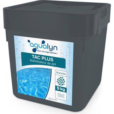 TAC + stabilisateur de pH en poudre 5 kg Aqualyn Lot de 2