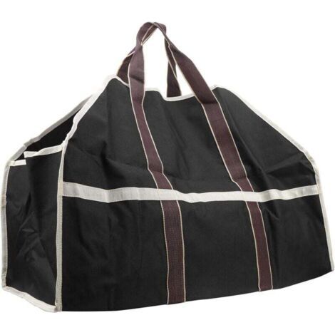 NALOOKAMIC Sac à bois de chauffage extérieur résistant, accessoire de camping pour cheminée, grand sac à bûches double couche 600D (1/4)