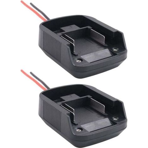 Adaptateur de Batterie 2 PièCes pour au Lithium 18 V Connecteur D'Outil éLectrique Support Station D'Accueil Outil BL1830 BL1840 (1/4)