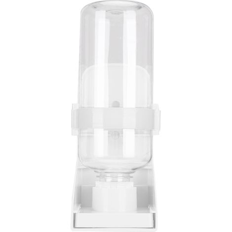 Distributeur D Eau Automatique Pour Animaux - Réservoir Double Face En Plastique - Pour Cage Oiseau Rongeur Chien Chat - Blanc (1/5)