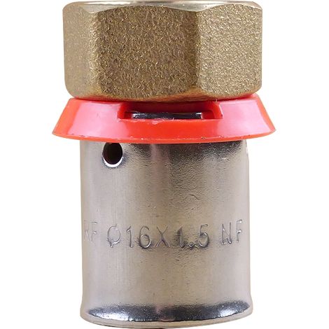 Raccord PER à sertir Ø16x1,5 - Femelle écrou Libre 3/8" (12/17) - IBP Bänninger (1/3)