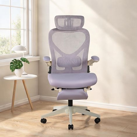 Chaise de bureau purple en foam 62 x 48,5 x 129 cm (1/5)