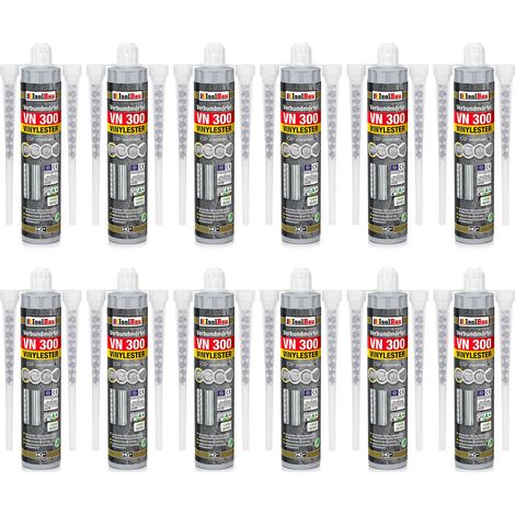 IsolBau Ancorante Chimico VN 300 Verbundmörtel 12 x 300ml + 24 Mixer (1/5)