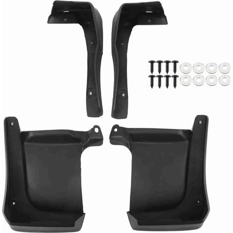 [Guardes de carrosserie] Lot de 4 protège-flancs PVC anti-gravillons pour Honda Accord 2013-2017, noir, résistant aux chocs, équipé de vis et joints (1/5)