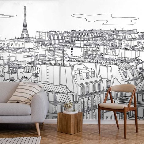 Papier peint les toits de Paris papier peint (1/5)
