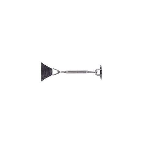 Accessoires de voile d'ombrage, kit de montage de voile d'ombrage, kit de montage de voile d'ombrage en acier inoxydable pour triangle et carré, rectangle, accessoires de montage de voile d'ombrage M5 (1/3)