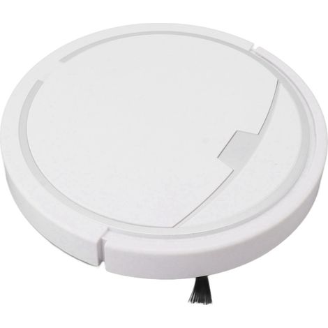 Aspirateur robot ultra-fin et entièrement automatique, intelligent, pour poussière, cheveux et peluches, blanc, sans réservoir d'eau, 32 x 32 cm (1/5)