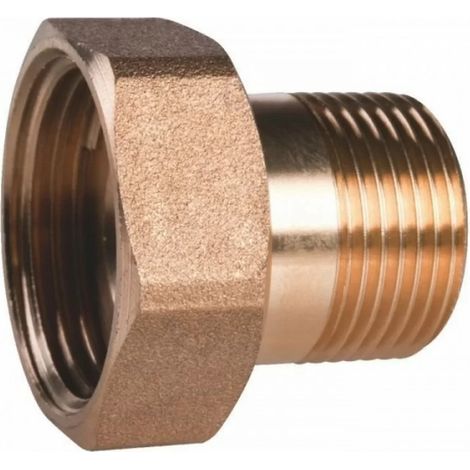 Thermador ZRU2015 - Racor de latón hexagonal reducido - M 3/4" - M 1/2"