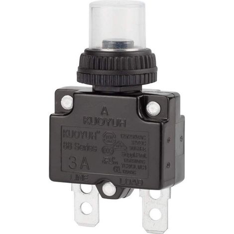 Disjoncteur 30A Unipolaire Push Reset 32VDC Moteur Pompe à chaleur Protecteur de surcharge 1pc (1/3)