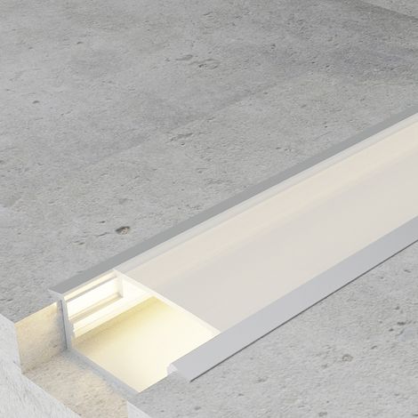 Profilé aluminium long - 2 mètres Aluminium - Ledme - LM3731