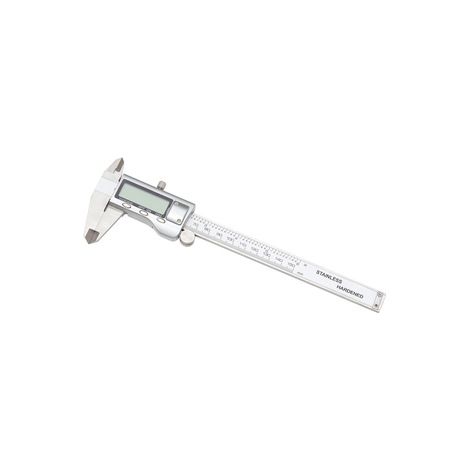 Pied à coulisse électronique 0‑150 mm – Acier inoxydable, lecture numérique – Jauge de profondeur et de diamètre