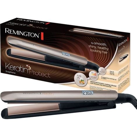 Fer à lisser céramique 230°C – 10 réglages de température – Plaques de 110 mm – Fonction Pro+ pour cheveux sains – Remington
