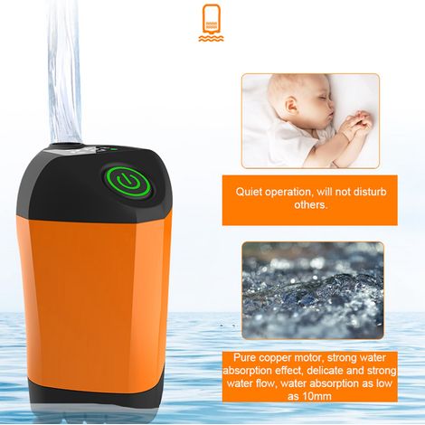 Kit de douche portable extérieure avec moteur en cuivre pur, douche électrique simple pour la maison, le camping, les logements étudiants-AquaForge (1/4)
