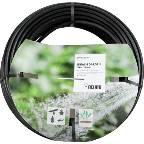Tropfschlauch Schwarz 50 m ober- und unterirdisch verlegbar "Ideas 4 Garden" (1/3)