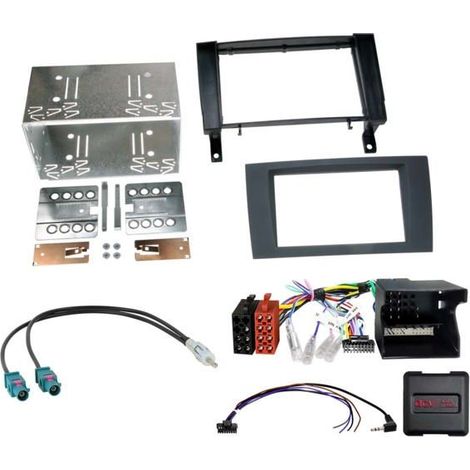 Kit 2-DIN compatible avec Mercedes SLK(R171) 03/2004-03/2008 SWC/antenne