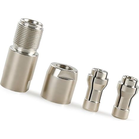 100 types de meuleuse d'angles à outils rotatifs avec adaptateurs de mandrins en acier à haute teneur en carbone de 3 mm et 6 mm (1/5)