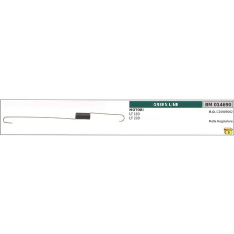 Muelle regulador de revoluciones GREEN LINE para motor LT 160 200 014690
