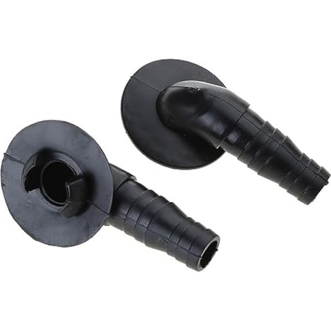 Lot de 2 connecteurs de sortie de vidange pour climatiseur - Installation facile (1/4)