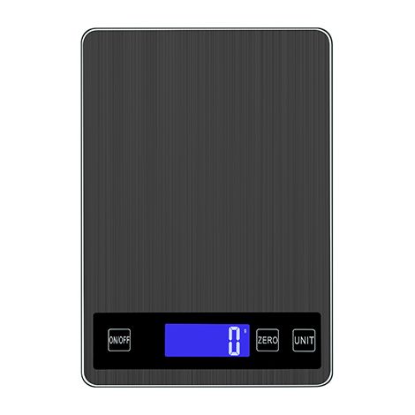 Balance de cuisine numérique de précision - Acier inoxydable noir (1/5)