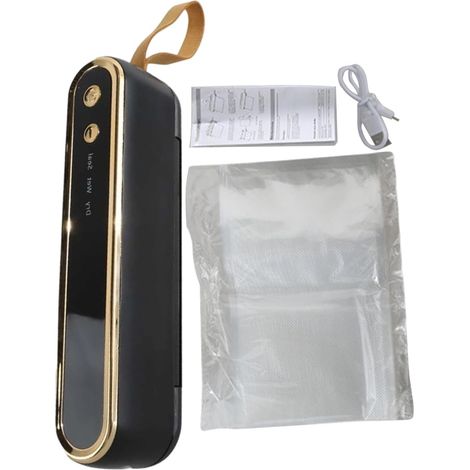 Machine de mise sous vide sans fil portable Machine de mise sous vide sans fil pour sacs, idéale pour la maison, les pique-niques, le stockage, la conservation de la viande, les voyages, les bocaux, (1/5)
