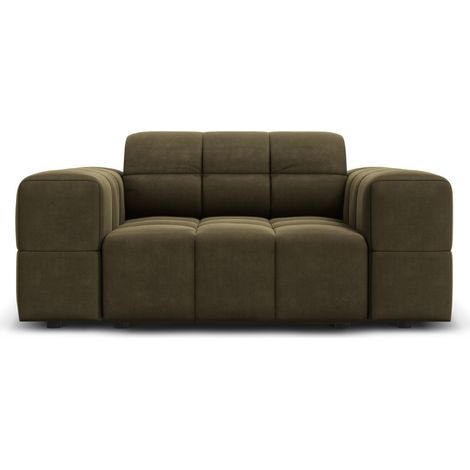 Fauteuil en velours vert (1/5)