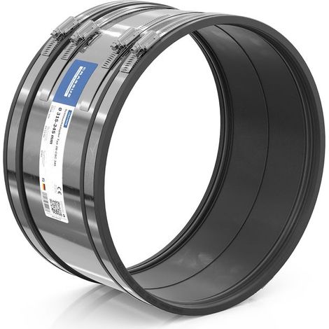 Adaptateur de tuyau CR type 2B CSC 345 (315-345 mm), jusqu'à 2,5 bar, EPDM / V2A
