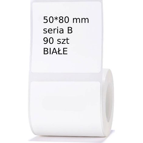 NIIMBOT Etiketten für B21 B3S WEISS 5080mm 90 Stück (1/3)