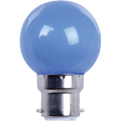 AMPOULE COULEUR LED BLEUE B22