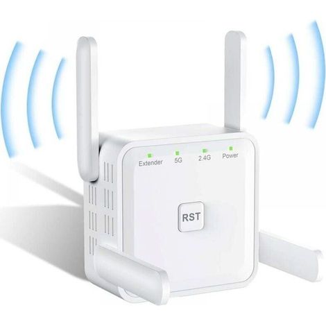 Powerful 1200Mbps WiFi Repeater Range Extender Dual Band 5GHz & 2.4GHz, Compatible with AP/Router/Bridge (1/5)