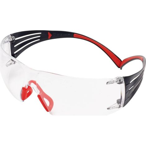3M SF401SGAF-RED Surlunettes avec protection anti-buée rouge, gris EN 166, EN 170, EN 172 DIN 166, DIN 170, DIN 172 (1/3)