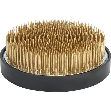 Lot de 2 porte-aiguilles Kenzan rond, 454 aiguilles en cuivre pour composition florale. (1/5)