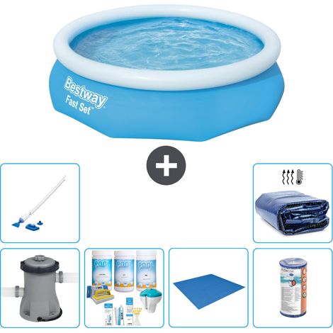 Bestway Piscina Bestway Fast Set Rotonda - 305x76 cm - 8-pezzi  S21424 (1/5)