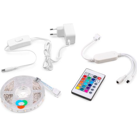 Kit di strisce LED Octans RGB con telecomando e controllo WIFI tramite APP (12V DC), 5 metri 5209120 EMUCA (1/4)