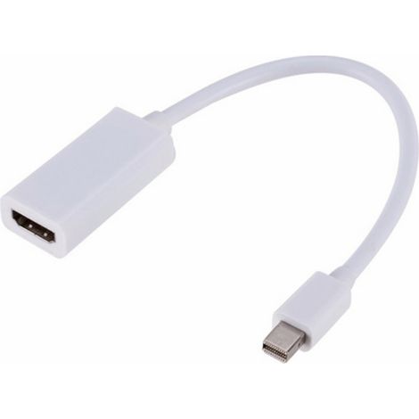 Adaptateur Mini Displayport Vers Hdmi - Résolution Jusqu'à 1920x1200 Et 1080p - Compatible Thunderbolt 2 - Pour Ordinateur Vers Téléviseur Ou Projecteur - 1 Pièce