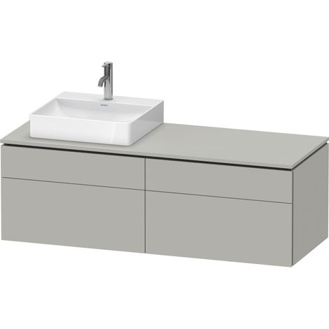 Duravit L-Cube Konsolenwaschtischunterbau wandhängend, inklusive