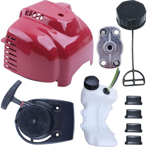 Capot de démarreur à rappel pour Honda GX35 GX35NT Trimmer moteur 4 temps, capot de démarreur à rappel, réservoir de carburant, bouchon de carburant, griffes de démarrage, cliquet, amortisseur de rése (1/5)
