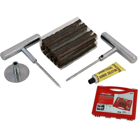 Neilsen Tubeless Tyre Puncture Repair Kit Temporary Emergency Fix Plug