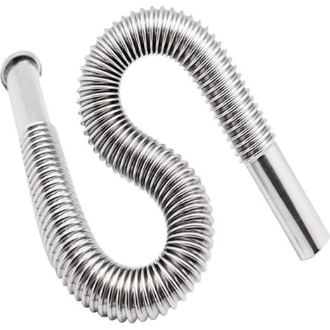 Raccord de tuyau flexible en PVC extensible, tuyau de vidange flexible, siphon/désodorisant extensible universel pour lavabo (1/4)