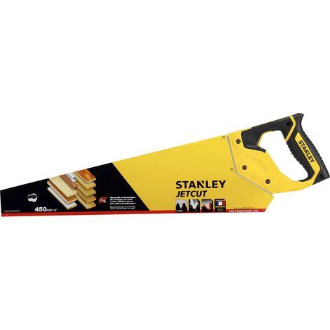 Sega a mano - 450 mm - Denti JetCut - Taglio sottile piccola sezione - STANLEY, 2-15-595