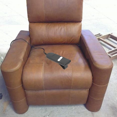 Elektrische Fernbedienung für Sofa, Pflegestuhl und Bett mit 5-poligem Stecker, Doppeltaste – ABS, 2 m Kabel, 5 A (1/5)