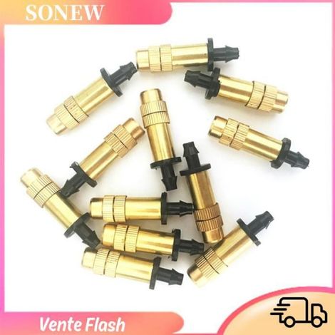 Sonew Pulvérisateur réglable Buses d'arrosage réglables en laiton pour jardin, 5 pièces, jardin moteur Couleur assortie (1/5)