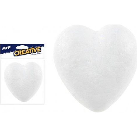 Cuore di polistirolo da 10 cm