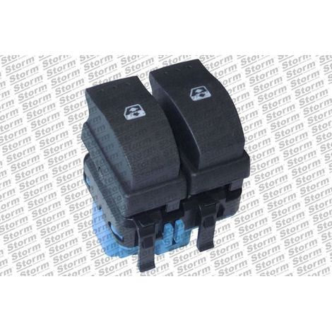 Contacteur lève-vitre bleu compatible Renault 82 00 107 772