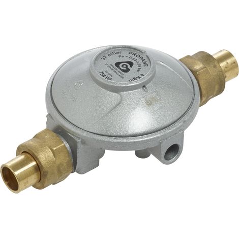 Favex – Détendeur gaz basse pression propane 4kg/h 37mbar – Raccords à souder en 12 – Installation artisanale et industrielle